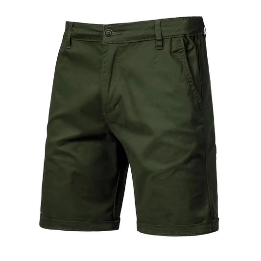 Heren Effen Chino Shorts
