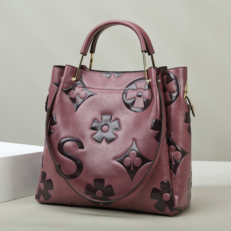 Retro Bucket Bag for Women