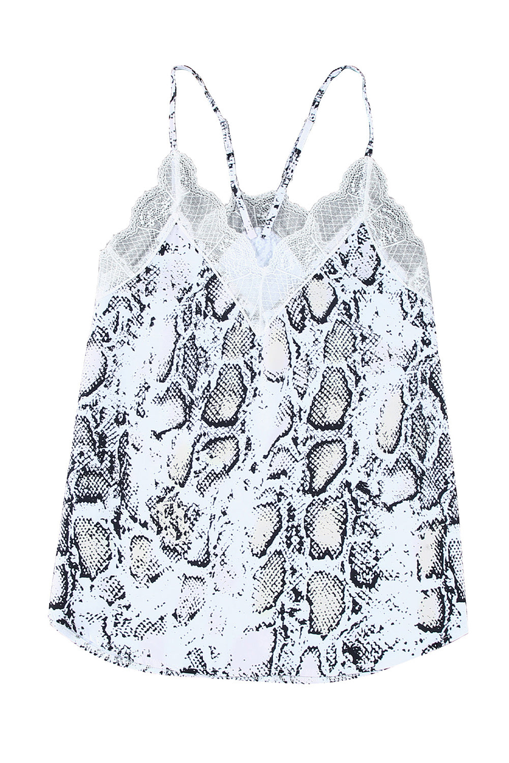 Stripe Lace Cami Tank