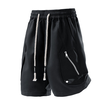 Cargo shorts met trekkoord voor heren