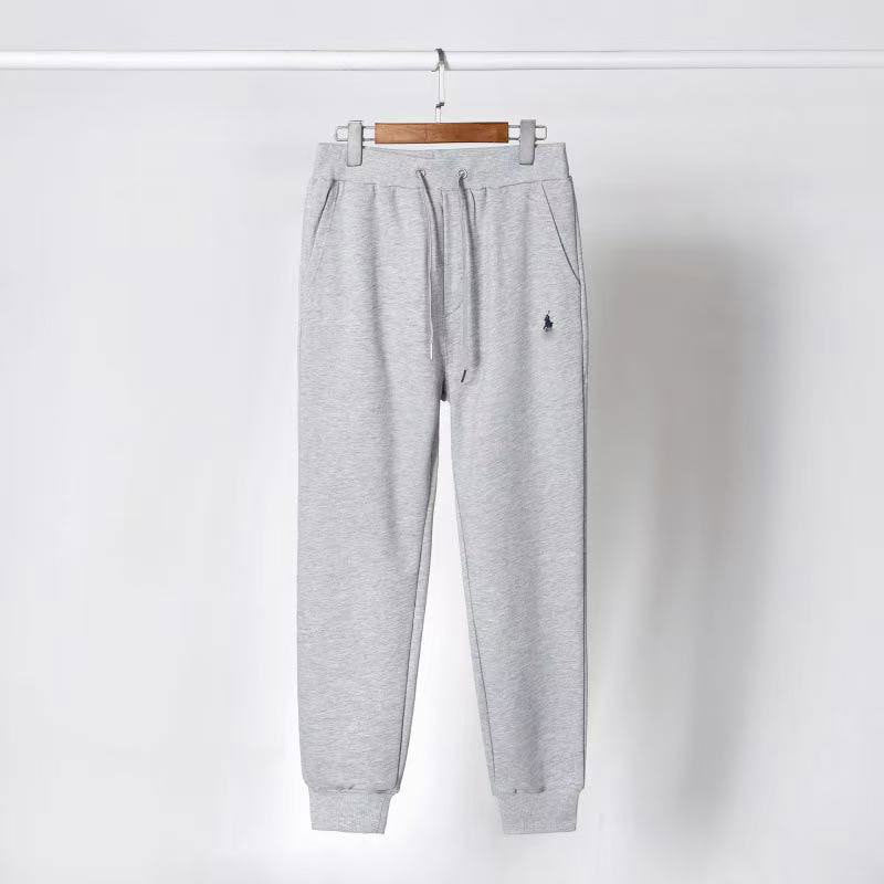 Thin RL hooded cardigan solid color sweatshirt embroidered loose plus size Polo jacket sweatpants