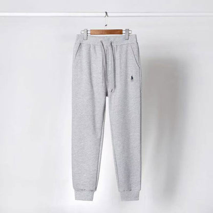 Thin RL hooded cardigan solid color sweatshirt embroidered loose plus size Polo jacket sweatpants