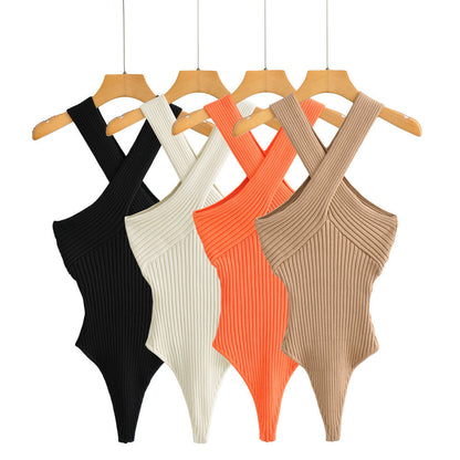 Hollow out backless jumpsuit for women