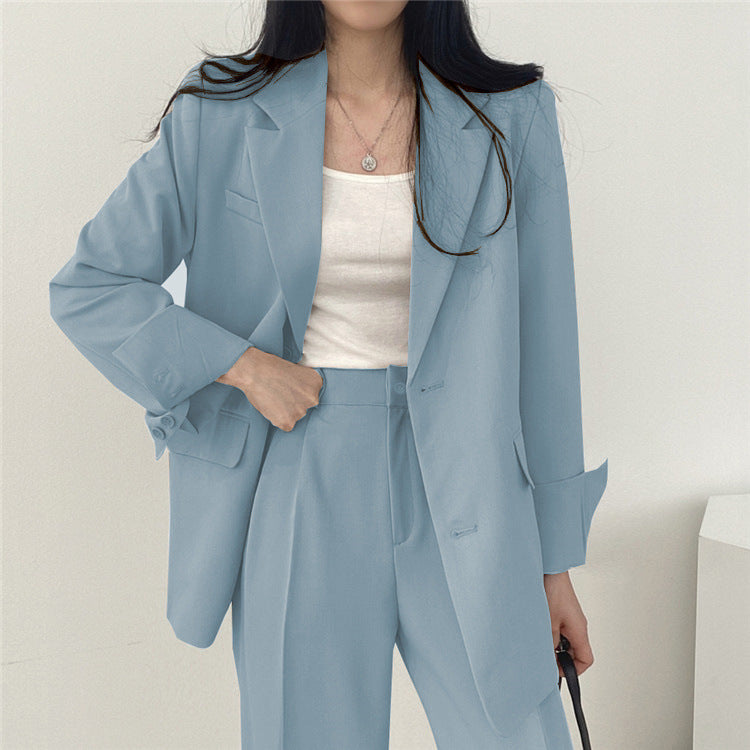 Women's Chic Suit Jacket and Pants Set