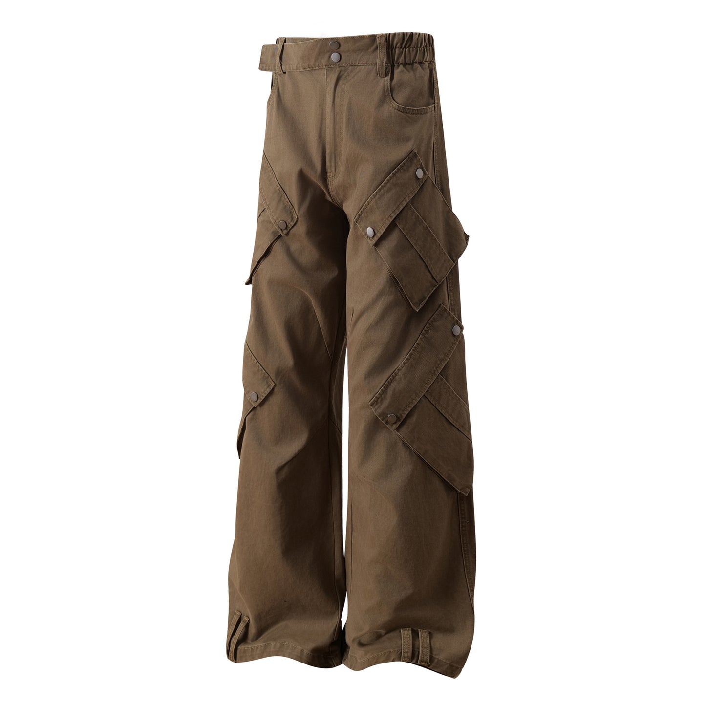 Work pants trendy brand men's multi pocket casual pants