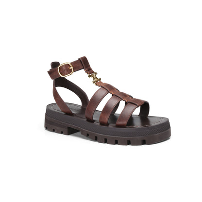 Dames Romeinsestijl Sandalen Van Echte Rundleer