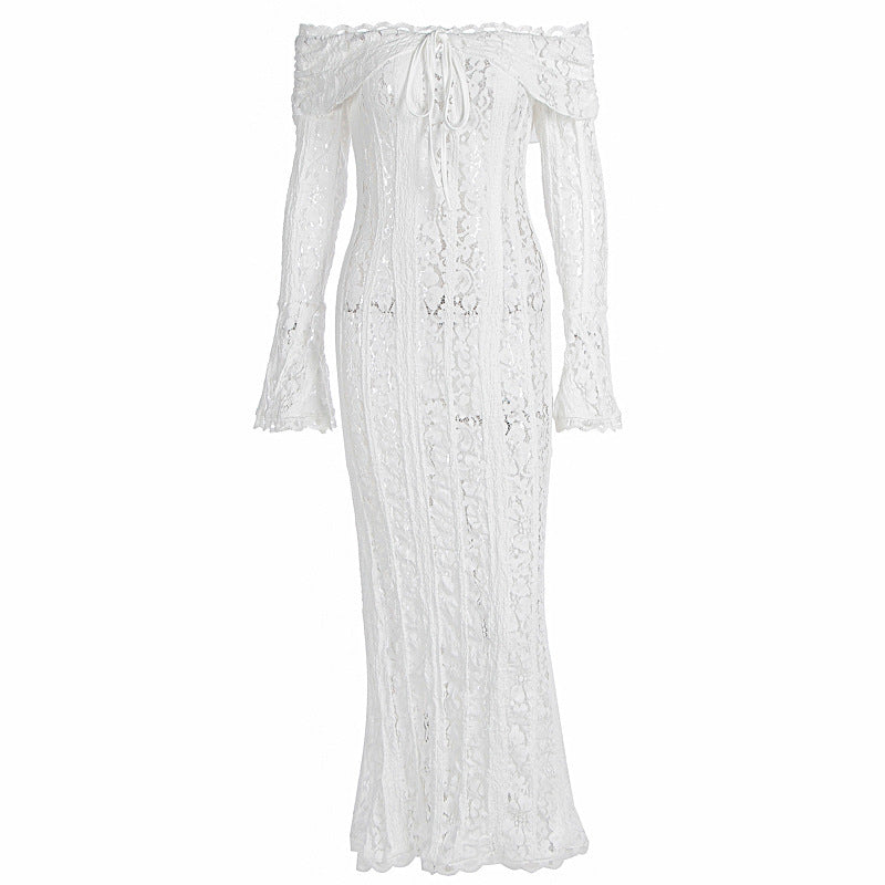 Elegant Lace Long Dress