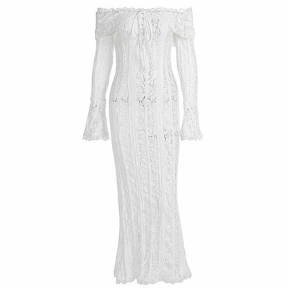 Elegant Lace Long Dress