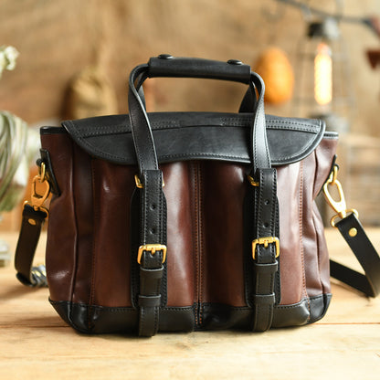 Classic Cowhide Messenger Ba