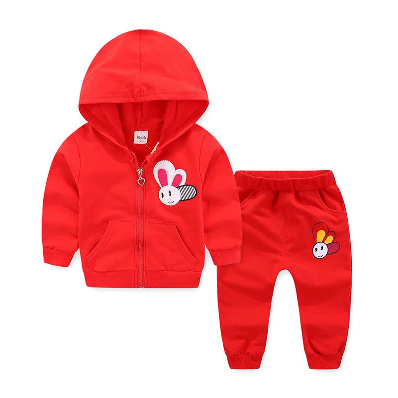 Meisjes tweedelig pak met lange mouwen