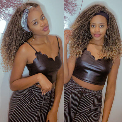 Dreadlock Crochet Headband Wig