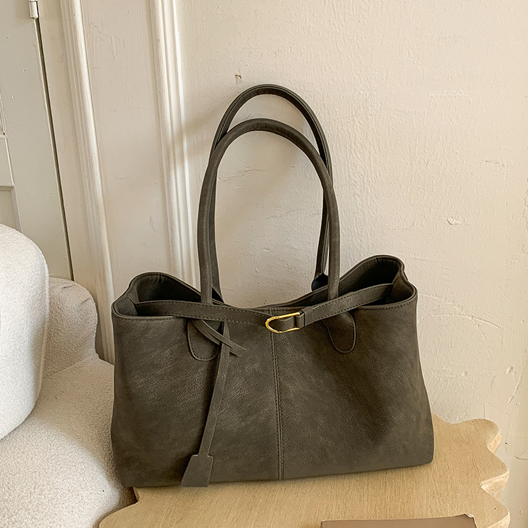 Retro Women Shoulder Bag Large Capacity Tote