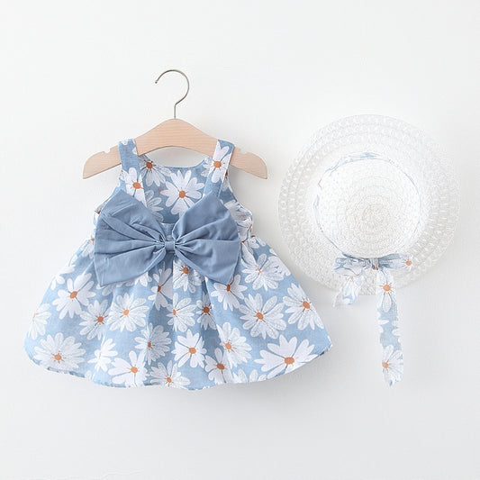 Zomerjurk voor baby's met hoedje prinsessenmodel