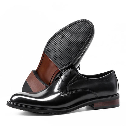 Klassieke leren Derby-schoenen voor heren