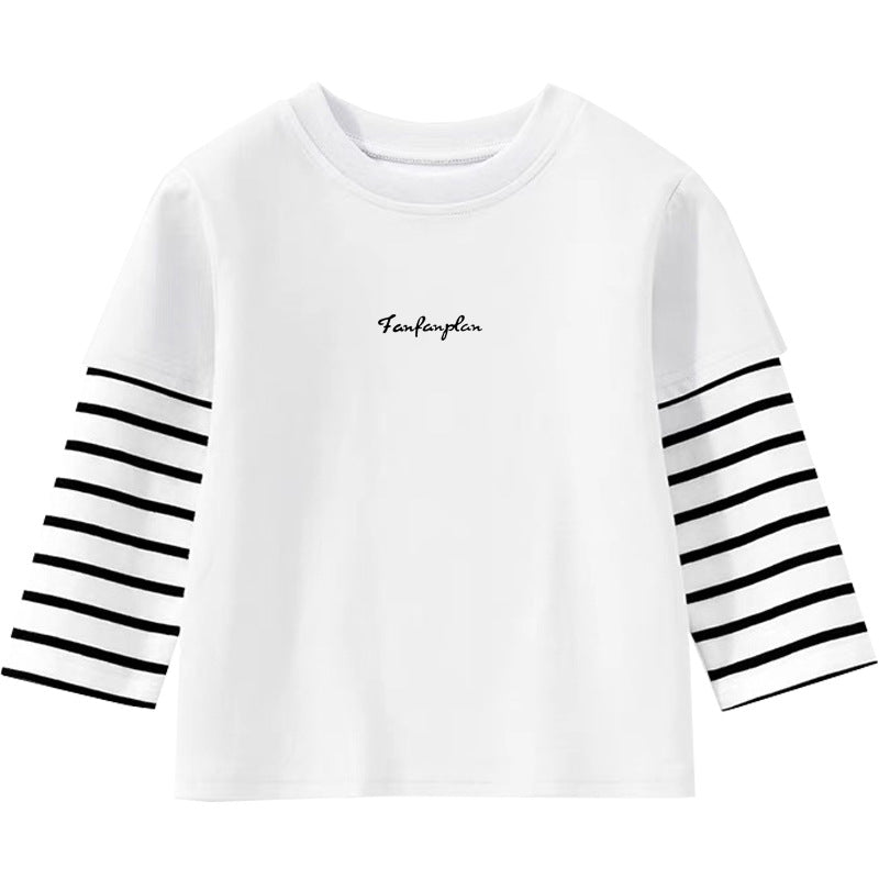 Children's Long Sleeve Striped Two-Piece