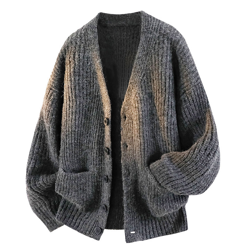 Oversized Mens Knitwear Jacket