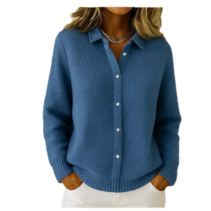 Button Front Knit Cardigan