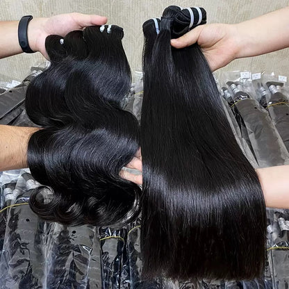 Real human hair fringe
