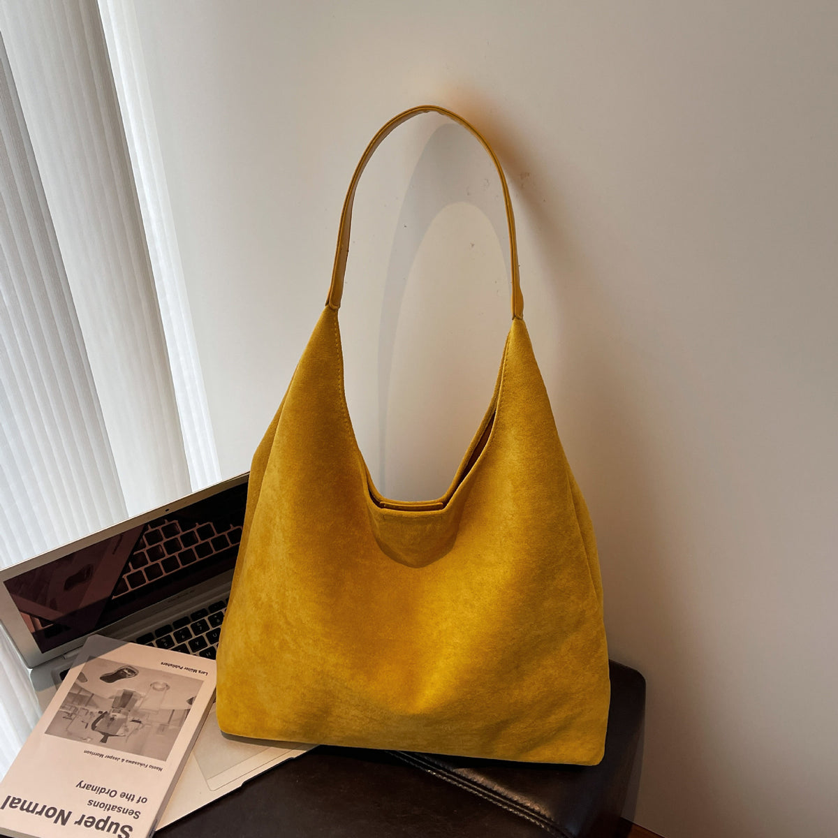 Retro Corduroy Tote Bag