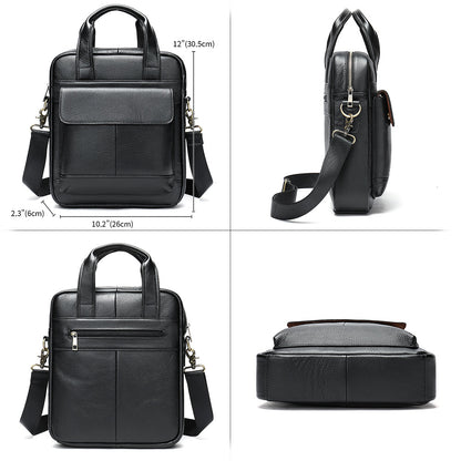 Genuine Cowhide Mens Business Briefcase