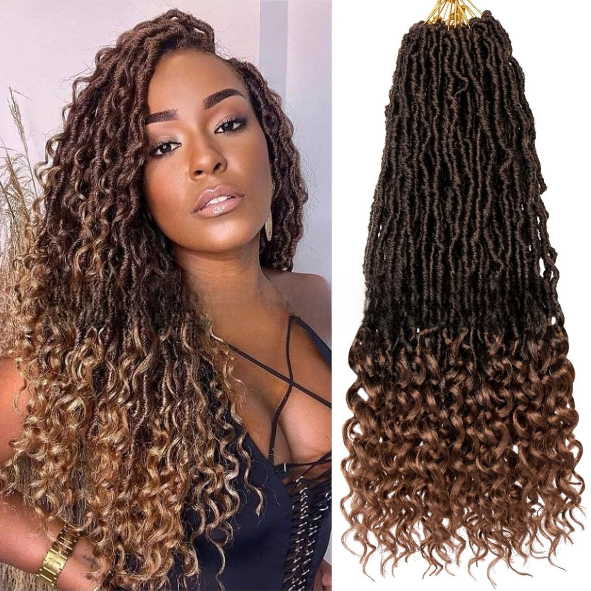 Synthetic fiber wig