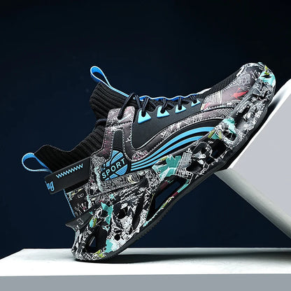 Bedrukte herensneakers van hoge kwaliteit