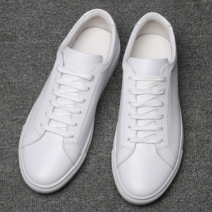 Lage casual sneakers van leer voor heren