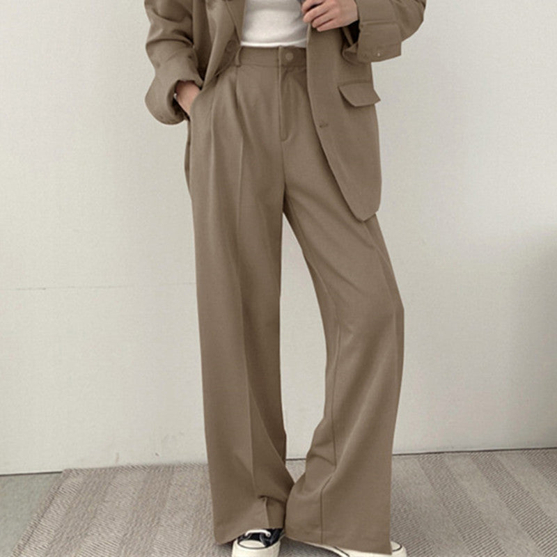 Women's Chic Suit Jacket and Pants Set