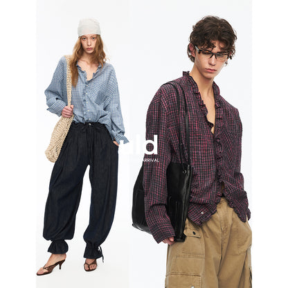 Retro Plaid Sun Protection Shirt