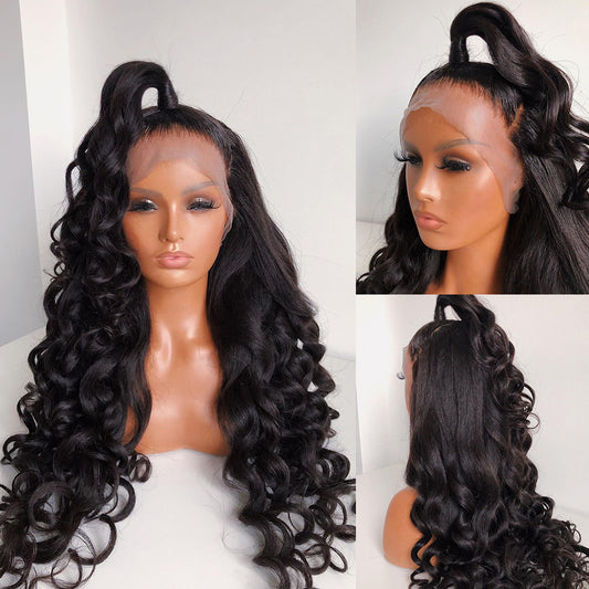 Voorgeplukte Body Wave Lace Front Wig Synthetisch