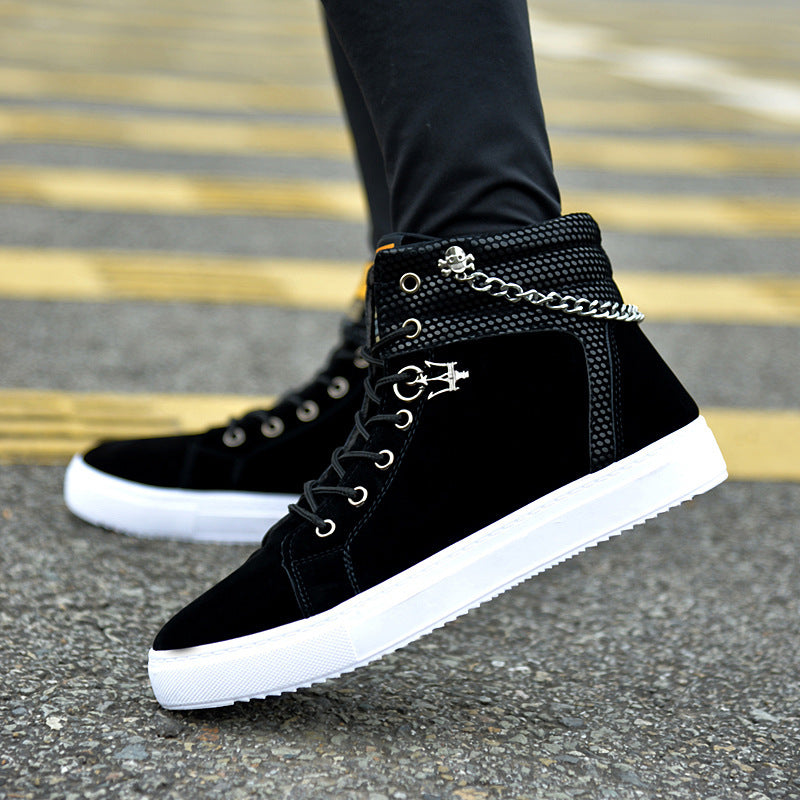 Mens High Top Casual Canvas Sneakers