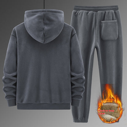 Kasjmier casual warm gevoerde sportpak