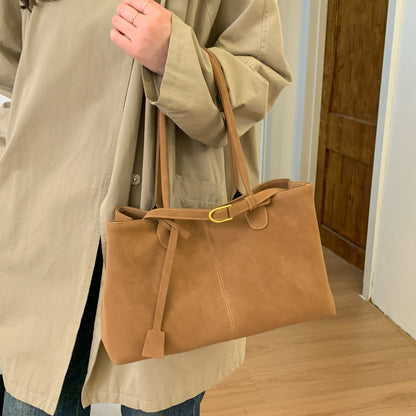 Retro Women Shoulder Bag Large Capacity Tote
