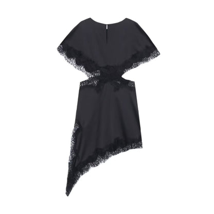 Open waist design lace dress