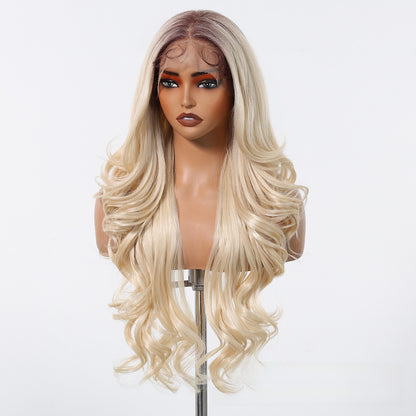 Long Curly Lace Front Wig Heat Resistant