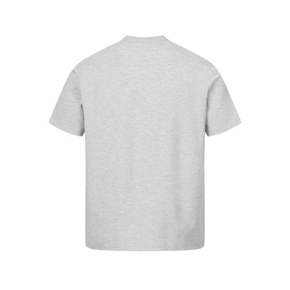 T-shirt met korte mouwen en geborduurd pruimenbloesemmotief