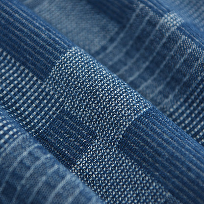 Losse casual mesh cowboyoverhemd met korte mouwen