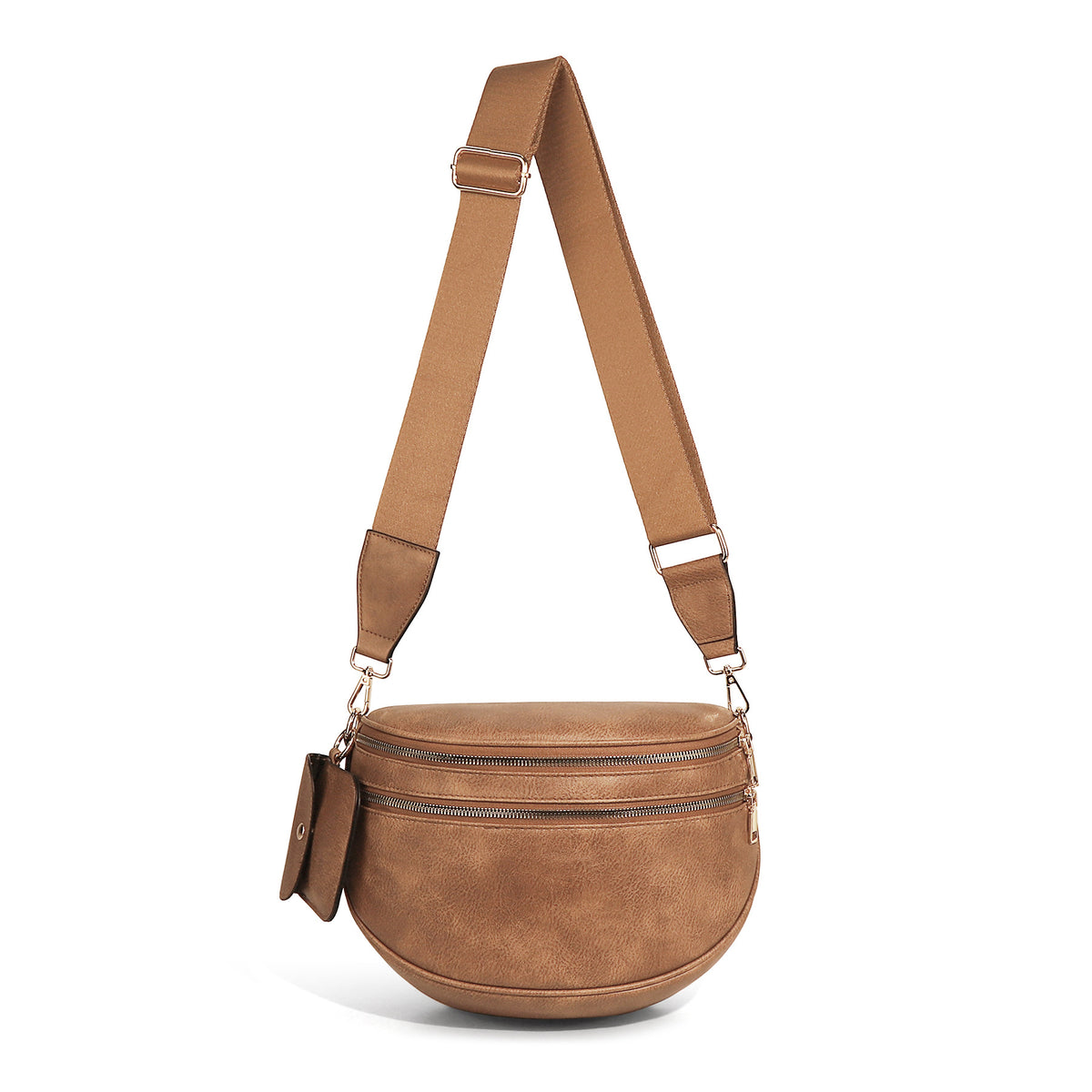Checkerboard Pattern Crossbody Shell Bag