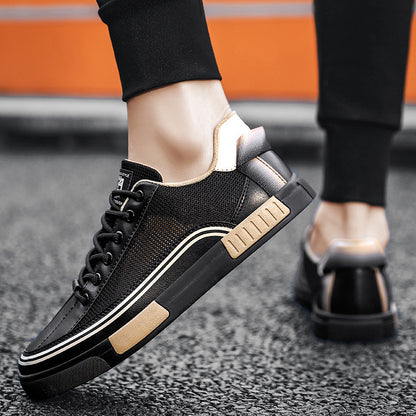 Thin mesh perforated board shoes
