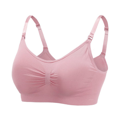 Seamless maternity and nursing bras