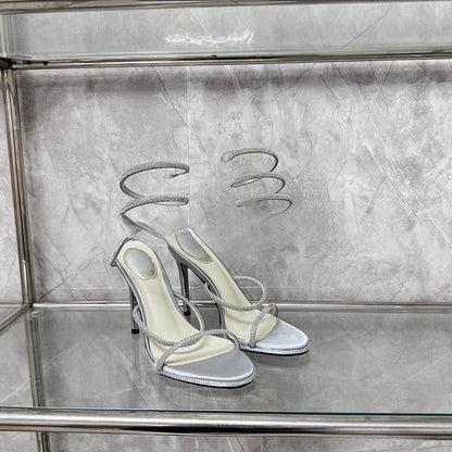 Rhinestone high heels