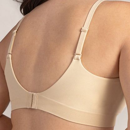 Comfortable No Steel Ring Push Up Bra