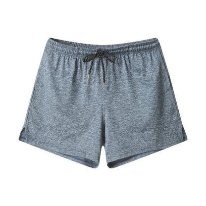 Europese effen mid-waist shorts met zakken en trekkoord