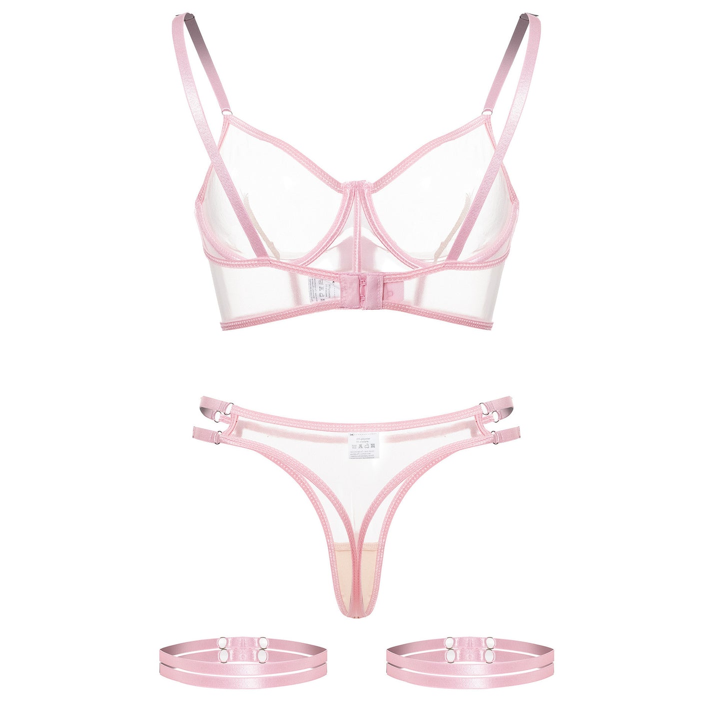 Sexy lingerie mesh fishbone sexy lingerie set with backless design