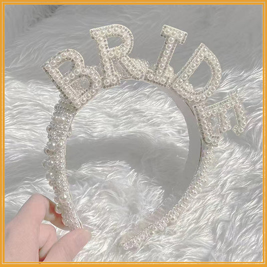 Bruid Vintage Parel Haar Ornament
