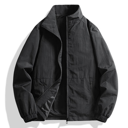 Casual heren jacket met opstaande kraag