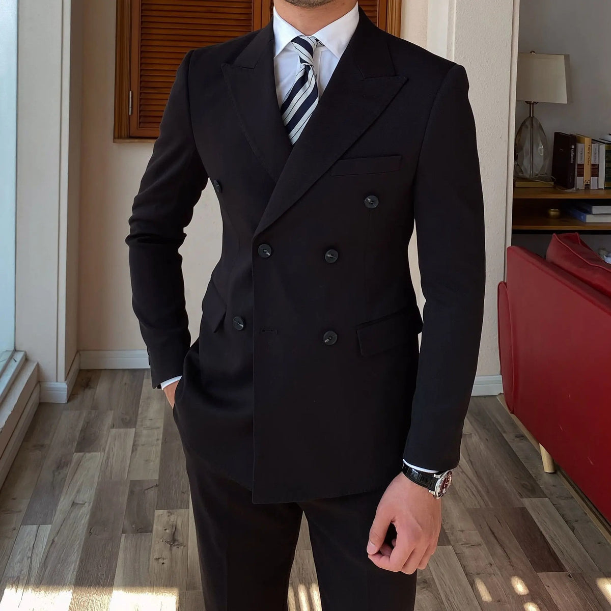 Classic Men's Suit with Trousers