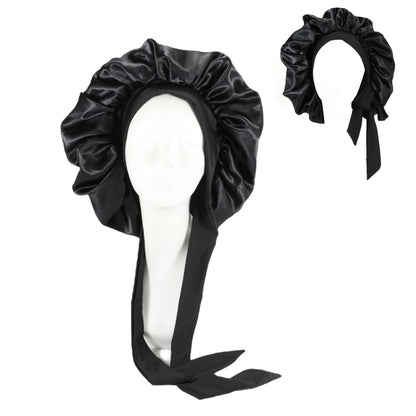 Oversized Double Layer Satin Sleep Cap