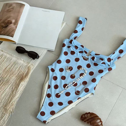 Jumpsuit women bikini women sexy polka dots