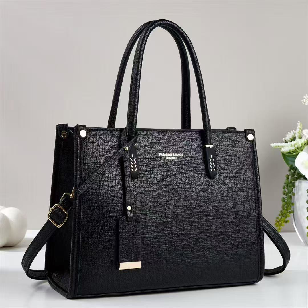 Large Capacity Elegant Soft Leather Handbag Crossbody Shoulder Bag